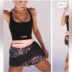 Free People Movement Slim Fold Runner Bag in Coral NEW